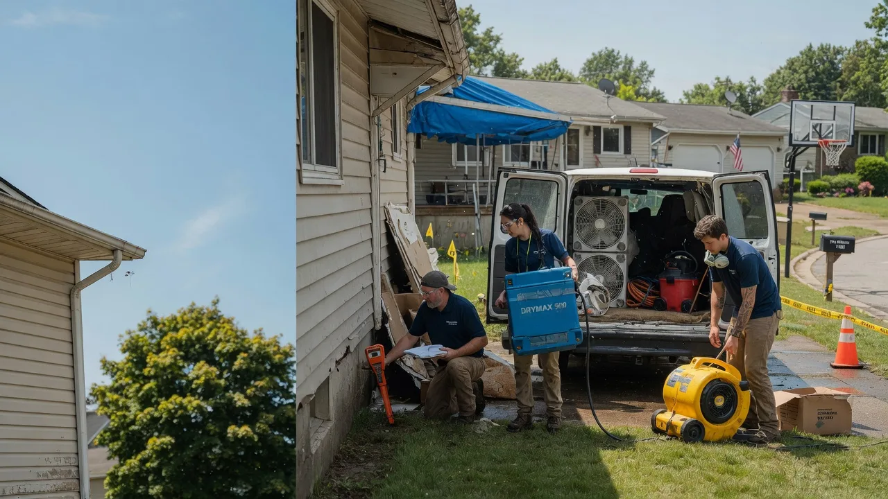 Ceiling Leak Cleanup in Galesburg, IL near me